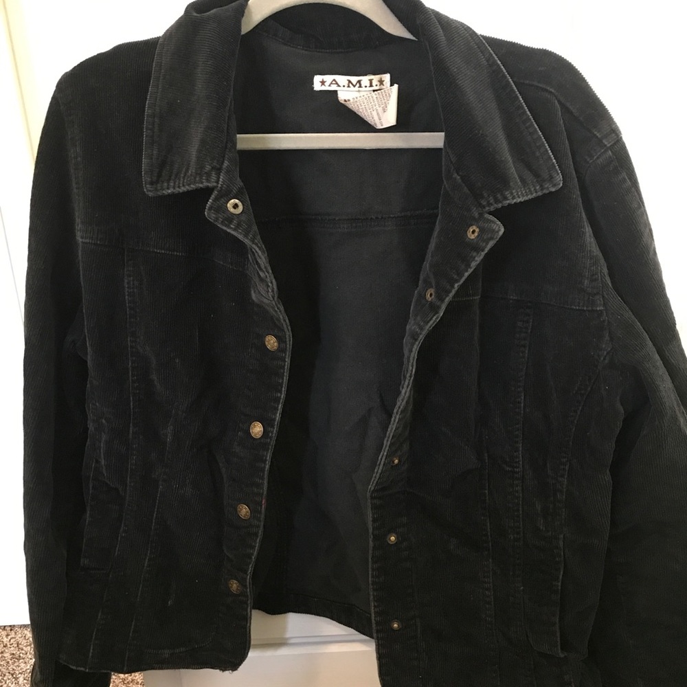 Corduroy Black Jacket